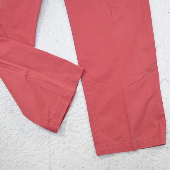 Vineyard Vines Whale Chino Pants Salmon Flat Front Mens Size 32 x 30 - Picture 4 of 8